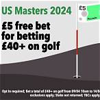 bet on golf masters
